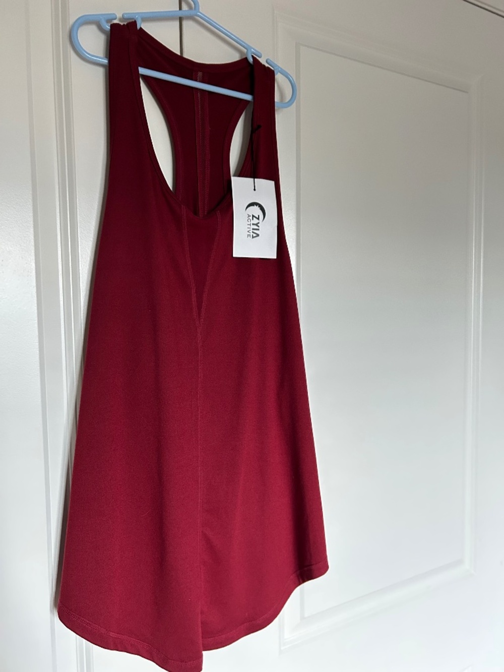 Zyia Active Cranberry Effortless Tank-Long